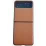 Mobigear Excellent Motorola Razr 40 Hülle Hardcase Backcover - Braun