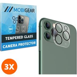 Mobigear iPhone 11 Pro Panzerglas Kameraschutz - Hüllenfreundlich (3er Pack)