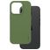 CARE by PanzerGlass Fashionable iPhone 16 Pro Max Silikon MagSafe Hülle Backcover - Grün