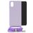 Mobilize Lanyard Gelly Samsung Galaxy A03 Flexibles TPU Handykette - Pastel Purple