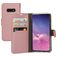 Mobiparts Saffiano Wallet Samsung Galaxy S10e Hülle Klapphülle Geldbörse - Pink