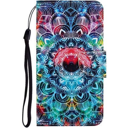 Mobigear Design Xiaomi Redmi 9 Hülle Klapphülle Geldbörse - Mandala