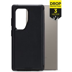 Mobilize Defender Samsung Galaxy S24 Ultra Hardcase Backcover Shockproof - Schwarz