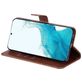 Mobigear Zipper Samsung Galaxy S23 Hülle Klapphülle Geldbörse - Braun