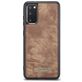 Caseme 008 Samsung Galaxy S20 Hülle Abnehmbare 2in1 Klapphülle Geldbörse - Braun