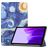 Mobigear Tri-Fold Samsung Galaxy Tab A7 Lite Hülle Klapphülle - The Starry Night