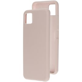 Mobiparts Samsung Galaxy A22 5G Silikon Hülle Backcover - Soft Salmon