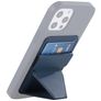 Mobigear Folding Snap-On Kartenetui - 3 Karten - MagSafe Kompatibel - Dunkelblau