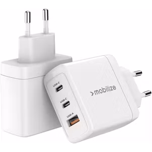 Mobilize Triple USB / USB-C Ladegerät Power Delivery 65W - Weiß