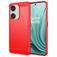 Mobigear Brushed OnePlus Nord 3 Hülle Flexibles TPU Backcover - Rot