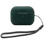Mobigear Lanyard Apple AirPods Pro 2 Hülle Flexibles Silikon - Grün