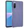 Mobigear Croco Sony Xperia 10 III Hülle Hardcase Backcover - Blau