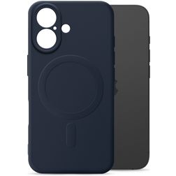 My Style Protective Flex iPhone 16 MagSafe Hülle Flexibles TPU Backcover - Marineblau