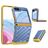 Mobigear Groove Samsung Galaxy Z Flip 5 Hülle Hardcase Backcover - Blau