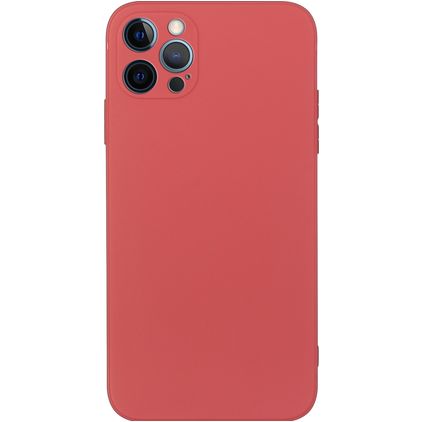 Mobigear Color iPhone 15 Pro Max Hülle Flexibles TPU Backcover - Rot