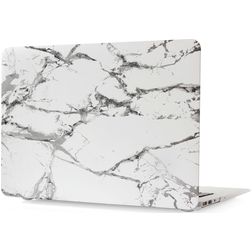 Mobigear Marble MacBook Air 11 Zoll (2010-2016) Hardcase Hülle MacBook Case - Weiß - Model A1370 / A1465