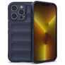 Mobigear Bumpy iPhone 14 Pro Hülle Flexibles TPU Backcover - Dunkelblau
