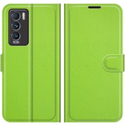 Mobigear Classic Realme GT Master Edition Hülle Klapphülle Geldbörse - Grün