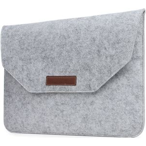 Mobigear Envelope Filz Laptop Sleeve 15 - 16 Zoll Laptop Hülle - Grau
