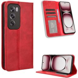 Mobigear Sensation OPPO Reno 12 Pro Hülle Klapphülle Geldbörse - Rot