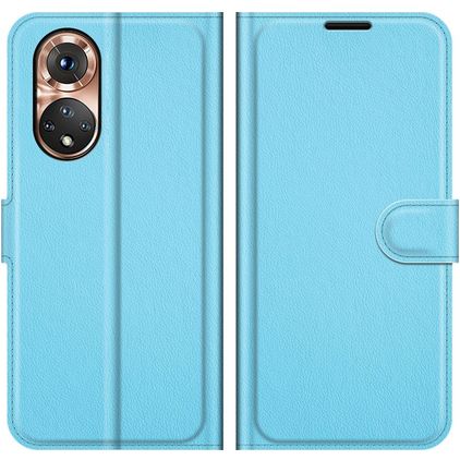 Mobigear Classic HONOR 50 Hülle Klapphülle Geldbörse - Blau