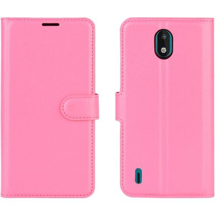 Mobigear Classic Nokia 1.3 Hülle Klapphülle Geldbörse - Magenta