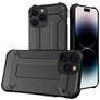 Mobigear Outdoor iPhone 15 Pro Max Hülle Hardcase Backcover Stoßfest - Schwarz