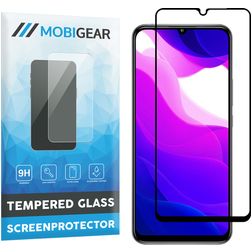 Mobigear Premium Xiaomi Mi 10 Lite Panzerglas Displayschutz - Hüllenfreundlich - Schwarz