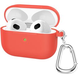 Mobigear Classic Apple AirPods 3 Hülle Flexibles Silikon - Rot