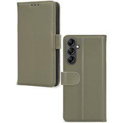 Mobilize Premium Gelly Wallet Samsung Galaxy A14 Hülle Klapphülle Geldbörse - Grün