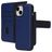 Mobiparts iPhone 15 MagSafe Hülle Echtleder 2in1 Klapphülle (herausnehmbar) Portemonnaie - Blau