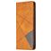 Mobigear Rhombus Slim Realme C11 (2020) Hülle Klapphülle - Cognac