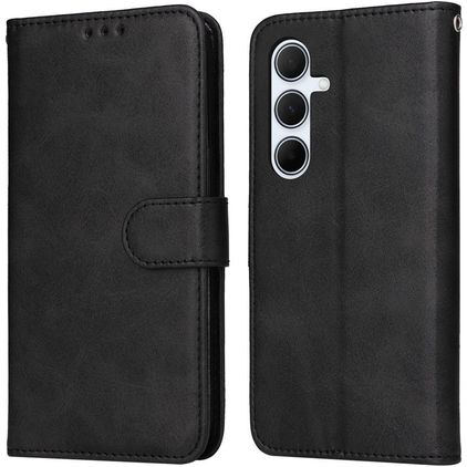 Mobigear Wallet Samsung Galaxy A56 Hülle Klapphülle Geldbörse - Schwarz
