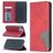 Mobigear Rhombus Slim iPhone 12 Hülle Klapphülle - Rot