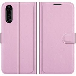 Mobigear Classic Sony Xperia 10 III Hülle Klapphülle Geldbörse - Pink