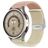 Mobigear Braided Dual Nylon Smartwatch Armband Klappschließe - 22-mm-Universalanschluss - Pink / Polarstern