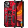 Mobigear Armor Stand iPhone 13 Pro Hülle Hardcase Backcover Stoßfest mit Ständer - Rot