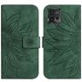 Mobigear Sunflower Motorola Moto G72 Hülle Klapphülle Geldbörse - Grün
