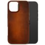 Mobilize Premium iPhone 17 MagSafe Hülle Echtes Leder Backcover - Burned Cognac