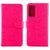 Mobigear Wallet OPPO Reno 6 Pro 5G Hülle Klapphülle Geldbörse - Magenta