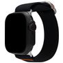 Mobilize Elastic Nylon Apple Watch Armband Elastisches Band - 42/41/40/38 mm - Schwarz