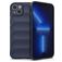 Mobigear Bumpy iPhone 14 Plus Hülle Flexibles TPU Backcover - Dunkelblau