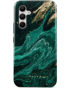 Burga Tough Samsung Galaxy A55 Hülle Hardcase Backcover Stoßfest - Emerald Pool