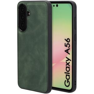 Mobiparts Classic Samsung Galaxy A56 MagSafe Hülle TPU,Kunstleder Backcover - Emerald Green