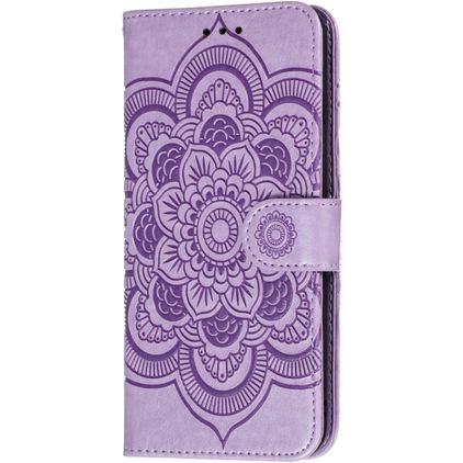 Mobigear Mandala Huawei P40 Pro Hülle Klapphülle Geldbörse - Lila