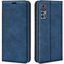 Mobigear Retro Slim TCL 30 Plus Hülle Klapphülle Geldbörse - Dunkelblau