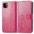 Mobigear Clover Samsung Galaxy A22 4G Hülle Klapphülle Geldbörse - Magenta