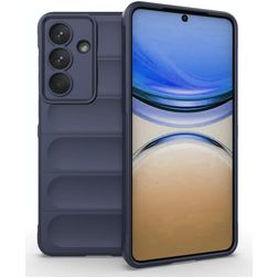 Mobigear Bumpy Samsung Galaxy S26 Plus Hülle Flexibles TPU Backcover - Dunkelblau
