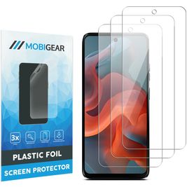 Mobigear Motorola Moto G34 Displayschutz Schutzfolie - Hüllenfreundlich (3er Pack)