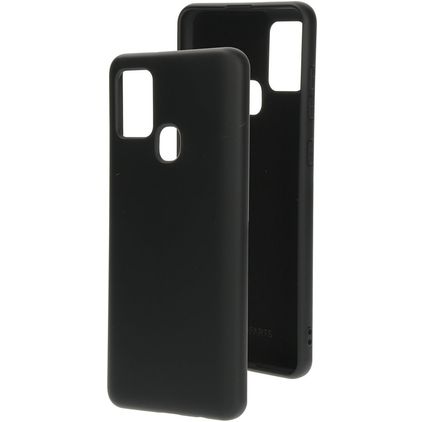 Mobiparts Samsung Galaxy A21s Silikon Backcover - Schwarz